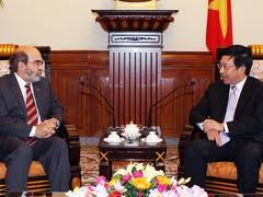 ລັດຖະມົນຕີກະຊວງ       ການຕ່າງປະເທດຫວຽດນາມ ຕ້ອນຮັບຜູ້ອຳນວຍການໃຫຍ່ FAO